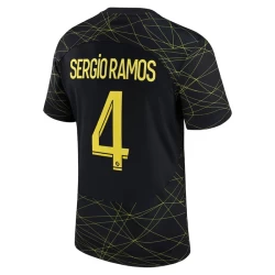 Maillot Equipe Foot Paris Saint-Germain PSG Sergio Ramos #4 2023-24 Fourth Homme