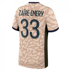 Maillot Equipe Foot Paris Saint-Germain PSG Zaire-emery #33 2024-25 Fourth Homme