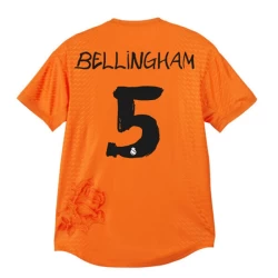 Maillot Equipe Foot Real Madrid Jude Bellingham #5 2023-24 x Y3 Orange Fourth Homme