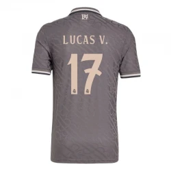 Maillot Equipe Foot Real Madrid Lucas V. #17 2024-25 Third Homme