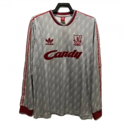 Maillot Liverpool FC Retro 1989-91 Extérieur Homme Manches Longues