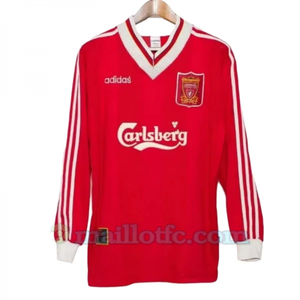 Maillot Liverpool FC Retro 1995-96 Domicile Homme Manches Longues