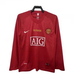 Maillot Manchester United Champions League Finale Retro 2007-08 Domicile Homme Manches Longues