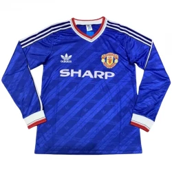 Maillot Manchester United Retro 1986-88 Extérieur Homme Manches Longues