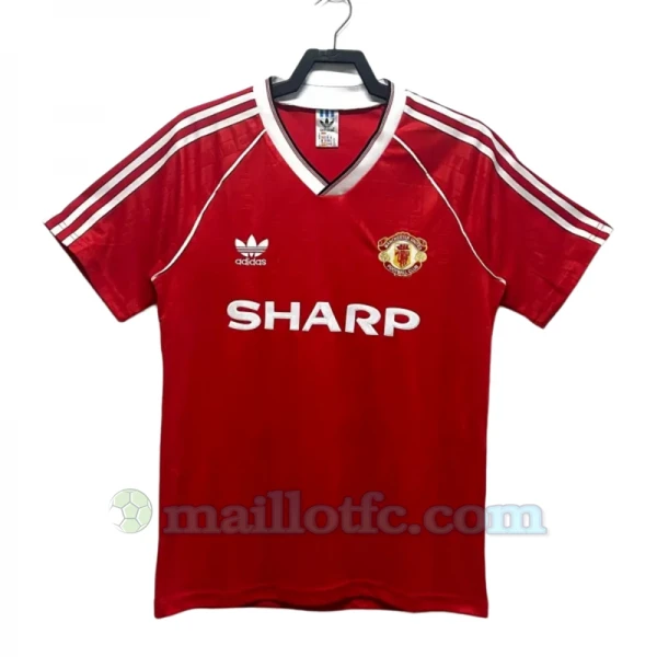 Maillot Manchester United Retro 1998-90 Domicile Homme