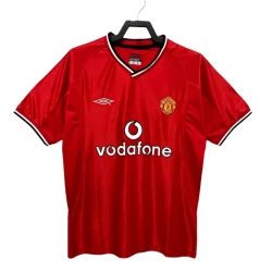 Maillot Manchester United Retro 2000-02 Domicile Homme