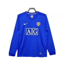 Maillot Manchester United Retro 2007-08 Extérieur Homme Manches Longues