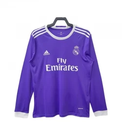 Maillot Real Madrid Retro 2016-17 Extérieur Homme Manches Longues